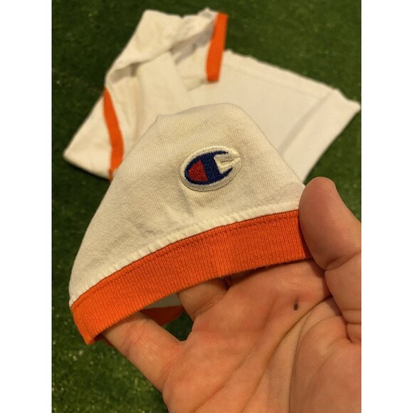 Vintage Oklahoma State Cowboys shirt mens large Champion 90s white orange X - Picture 7 of 10